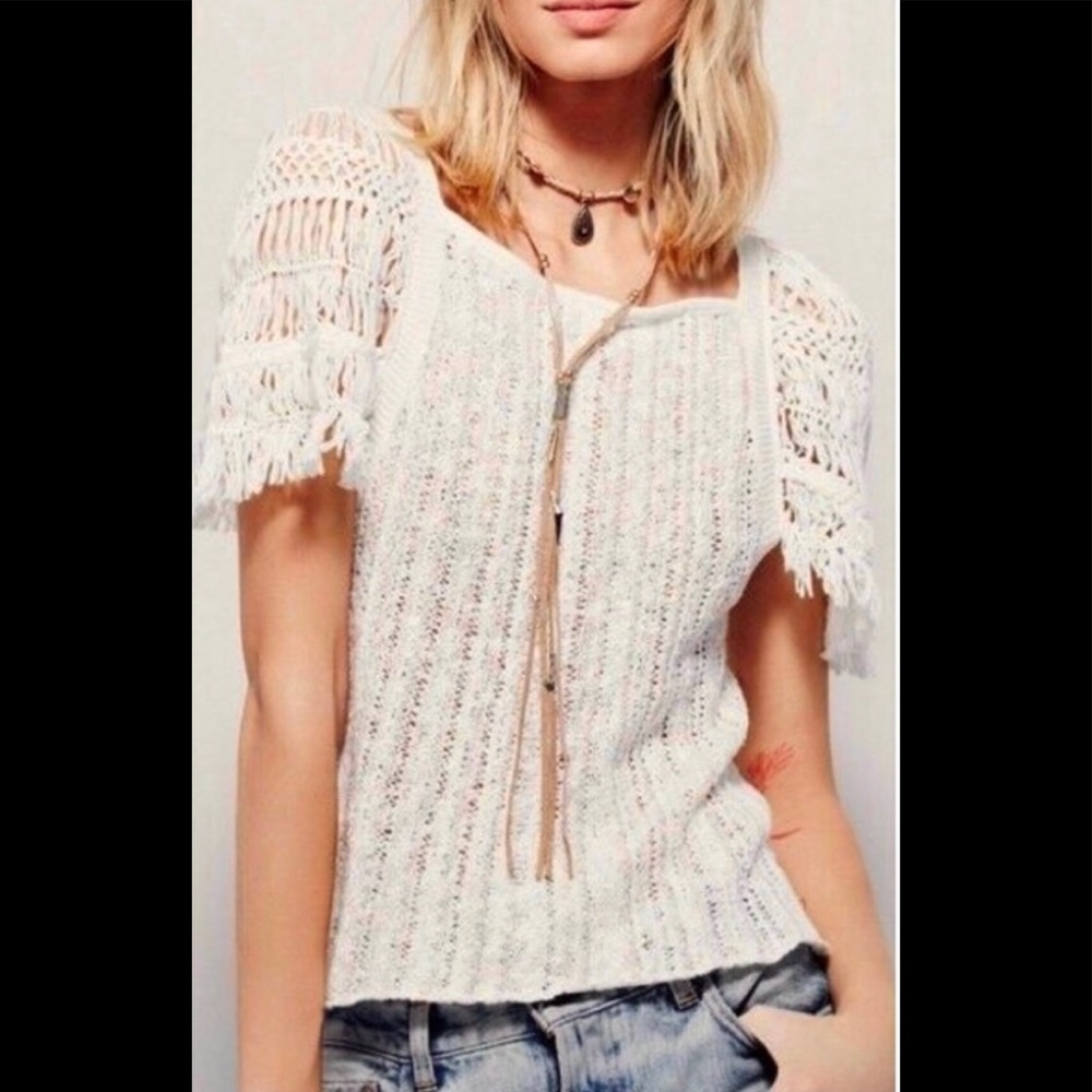 Free People NWT Blackbird Blouse - Picture 3 of 6